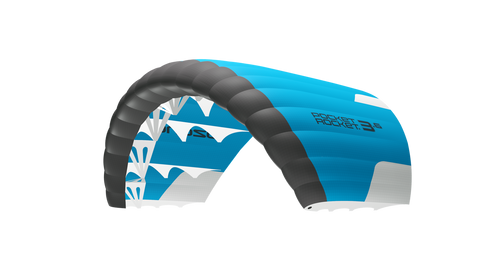 Ozone Pocket Rocket V2 Parawing - Grey/Blue - Front