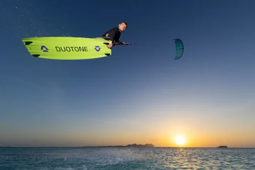 2027 Duotone Evo D/LAB Kiteboarding Kite - Action Shot