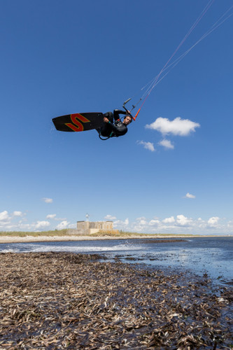 2027 Slingshot ERA V2 Twintip Kiteboard - Action Shot