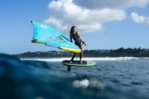2027 Duotone Trace SLS Foilboard - Action Shot
