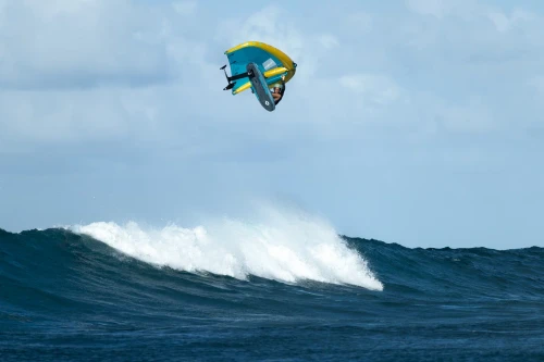 2027 Duotone Sky Style SLS Foilboard - Action Shot
