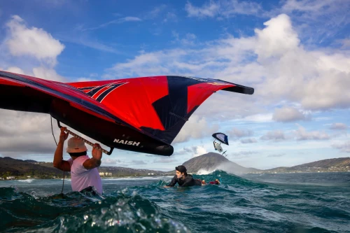 2027 Naish Nimbus Foilboard - Action Shot