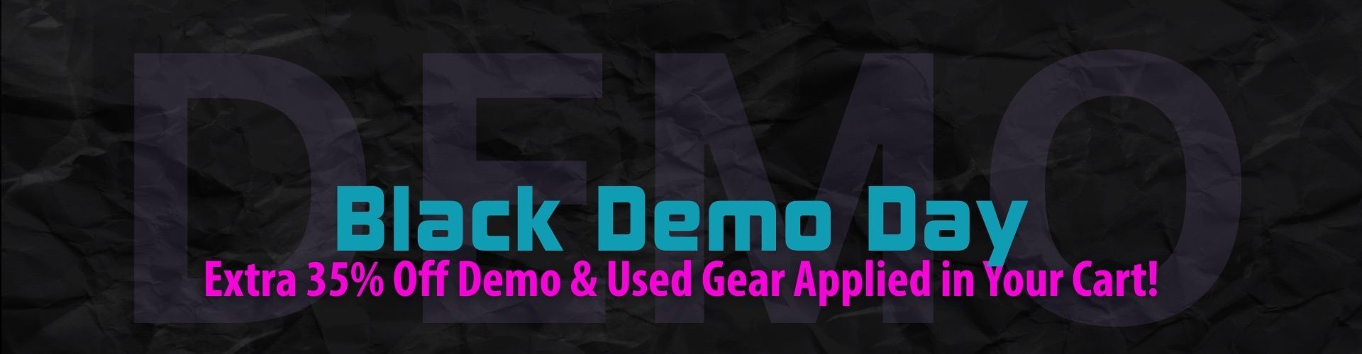 Used, Display & Demo Gear