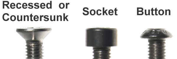 Screw head shape