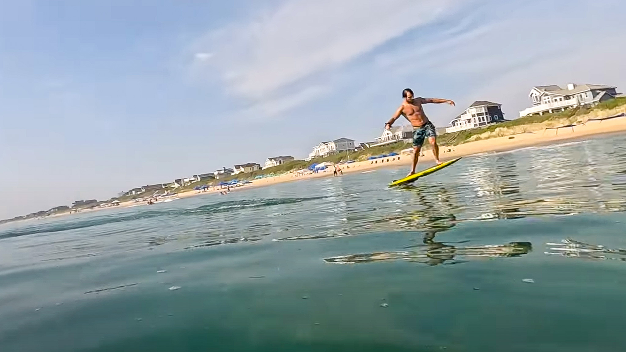 Jack's first attempts at riding the Foil Drive