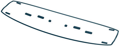 ABS REINFORCED INSERTS AND RAILS