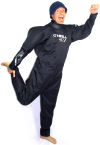 Aaron can still show off his moves in a drysuit