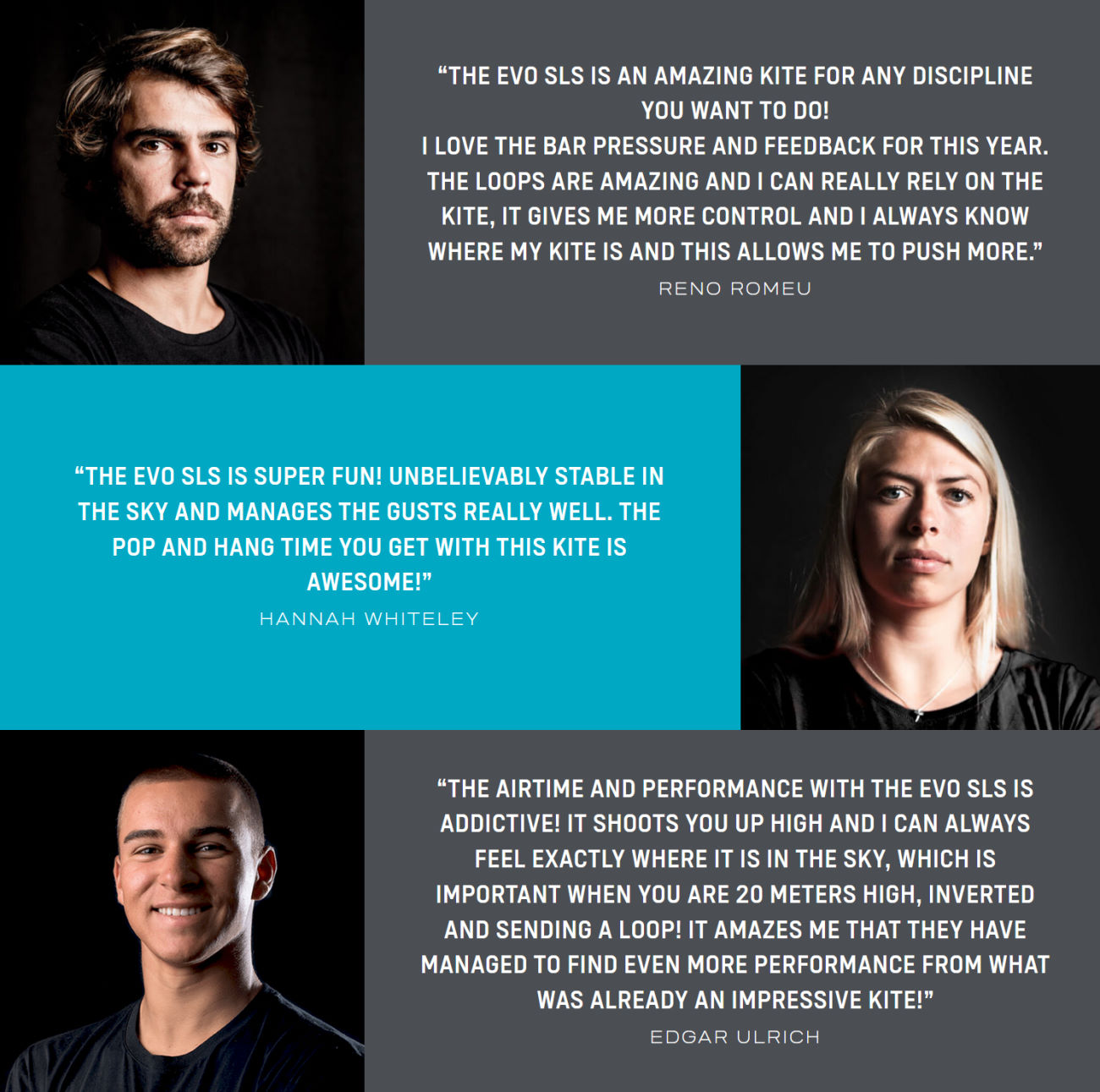 2022 Duotone Evo SLS Kiteboarding Kite team quotes