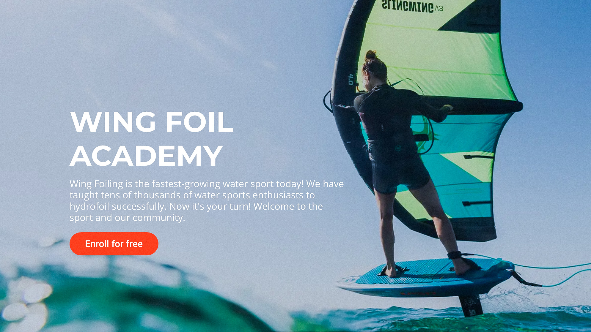 Learn it All With the Slingshot Wing Foil Academy! - MACkite Boardsports  Center