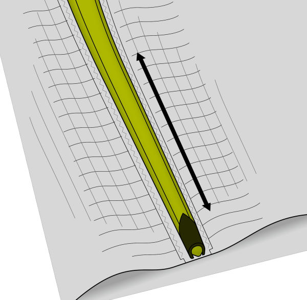 VERTICAL STRUT CUT