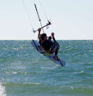 Commit to the kitebaording trick