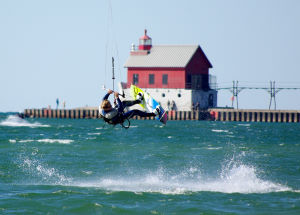 Kiteboarding tricks