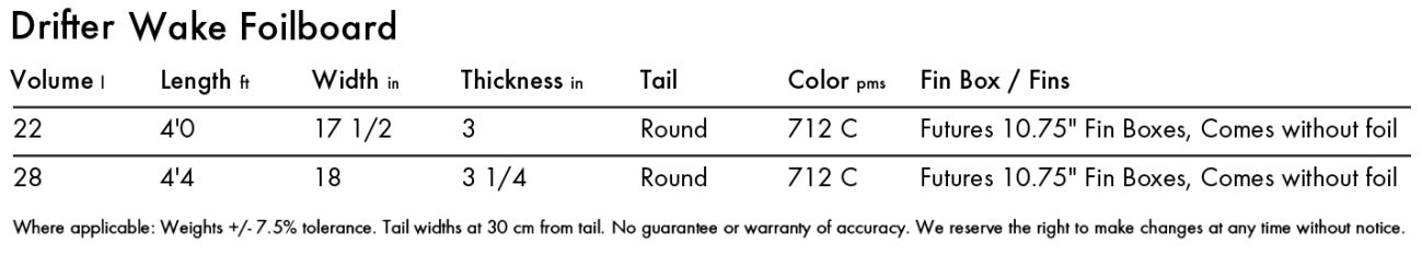 2022 KT Drifter W Foil Board specs
