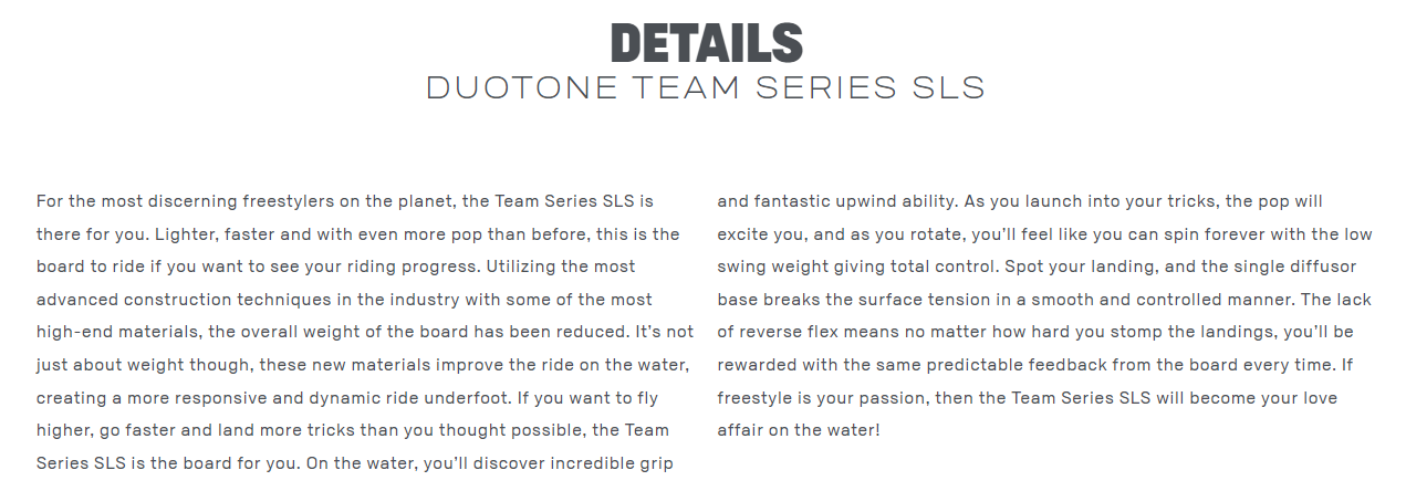 2022 Duotone Team Series SLS -Sports Shop moved 9731343a7d724f974808950f3d7e8f62