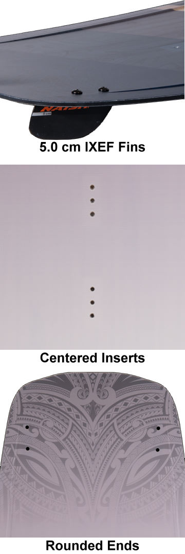 Naish S26 Traverse Twintip Kiteboard features