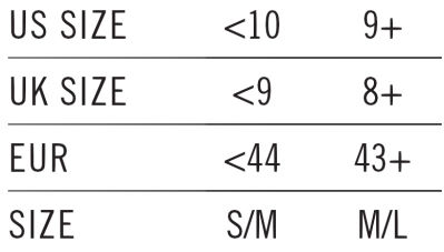 2021 North Flex TT Binding sizes