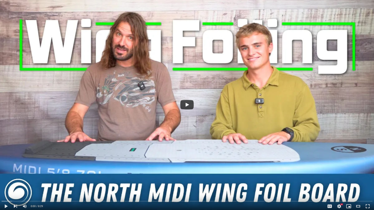 North Midi Wing Foilboard | Mid-Length Design with High