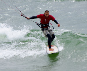 Kite surfing riding style Kite surfing riding style