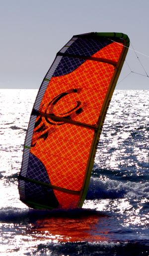 Self-landing your Cabrinha kiteboarding kite in the water