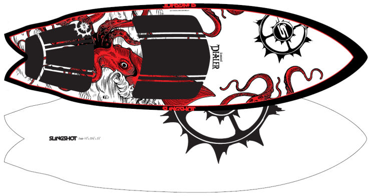 2013 Slingshot Dialer EPX Kite Surfboard