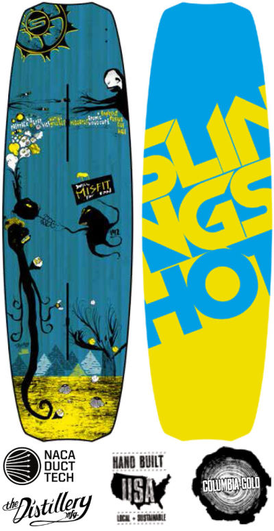 2015 Slingshot Misfit Kiteboard