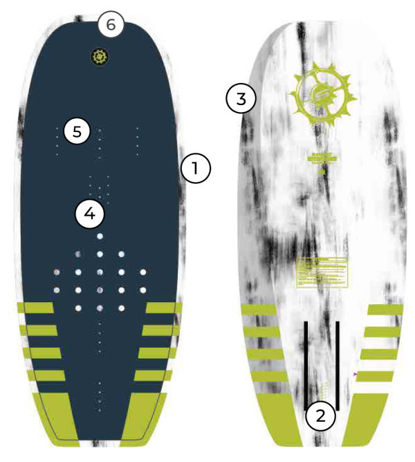 2021 Slingshot Dwarf Craft Foilboard Features