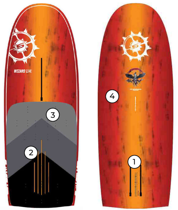 2021 Slingshot Wizard V3 114L Foilboard