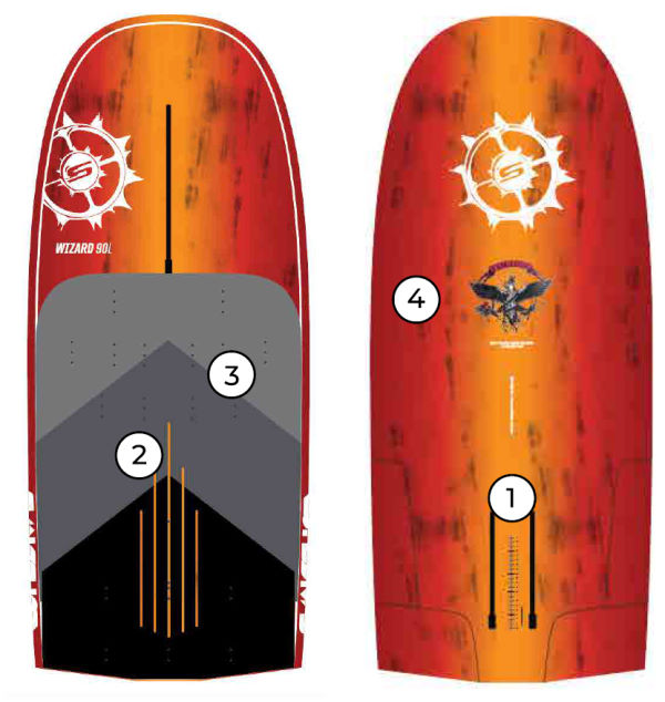 2021 Slingshot Wizard V3 90L Foilboard