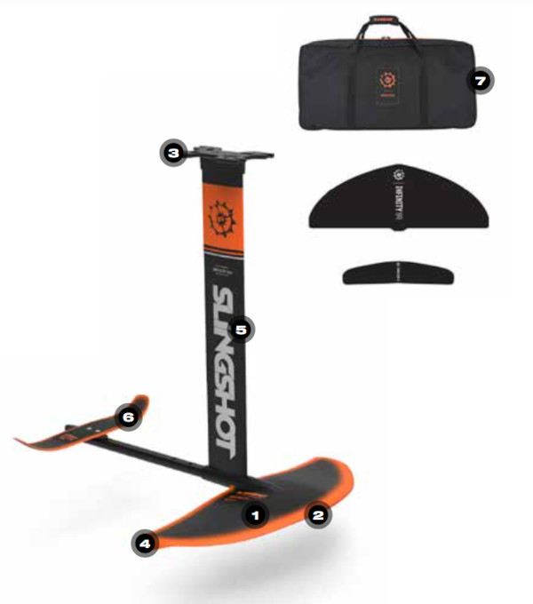 2022 Slingshot FKite V5 Complete Foil Set