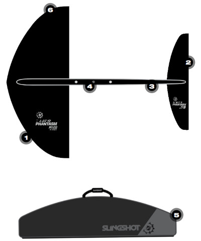 2022 Slingshot PFI 633/710 Lower Foil Set Tech Features