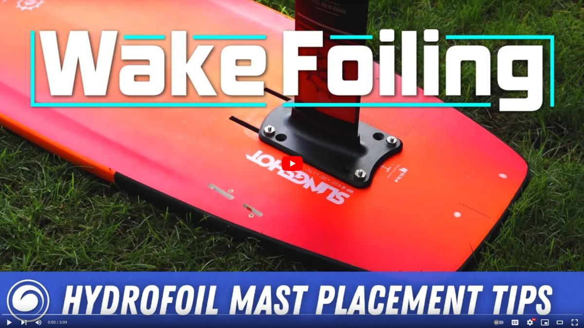 Wake Foiling Mast and Stance Positioning MACkite Boardsports Center