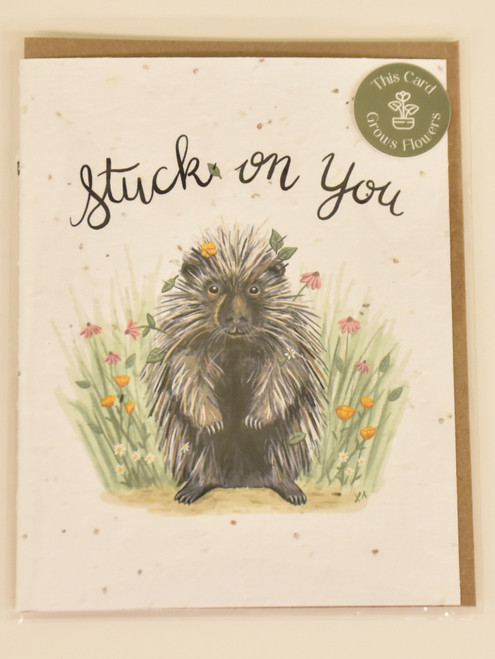 Stuck On You - Verdant Paper Co. Plantable Card