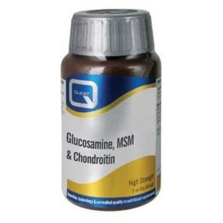 Quest Glucosamine, MSM & Chondroitin, 60 Tablets Oxford Lifestyle