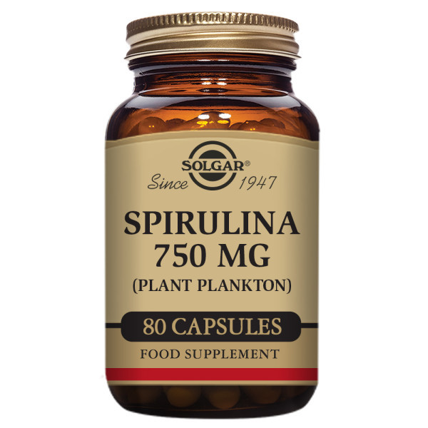 Solgar Spirulina 750mg Tablets, 80 Oxford Lifestyle