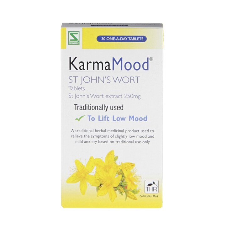 Schwabe Pharma Karma Mood St John's Wort 250mg 30 Tablets Oxford