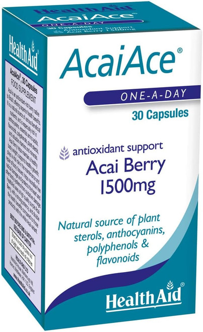 Health Aid AcaiAce (Acai Berry 1500mg), 30 Capsules