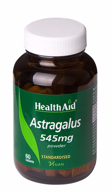 Health Aid Astragalus Extract 545mg - Standardised, 60 Tablets