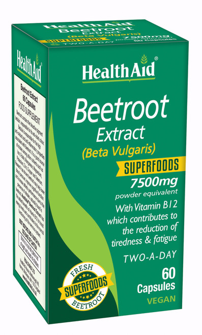 Health Aid Beetroot Extract 750mg, 60 Capsules