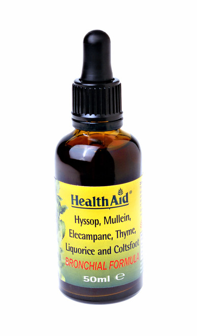 Health Aid Bronchial Formula (Hyssop, Liquorice, Coltsfoot) Liquid, 50ml