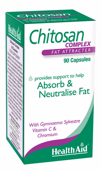 Health Aid Chitosan Complex (Fat Attractors), 90 Capsules