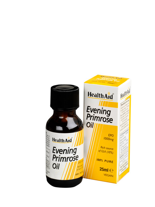 Health Aid Evening Primrose Oil - Pure EPO Oil (10% GLA), 25ml