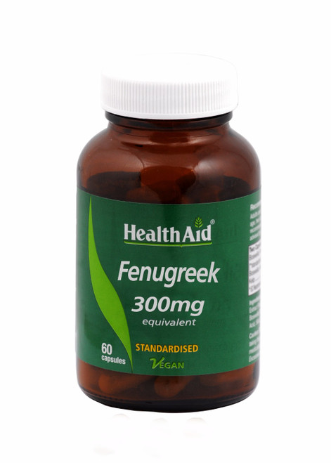 Health Aid Fenugreek 200mg - Standardised, 60 Capsules