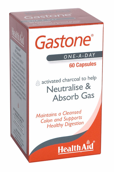 Health Aid Gastone (Activated Charcoal), 60 Capsules
