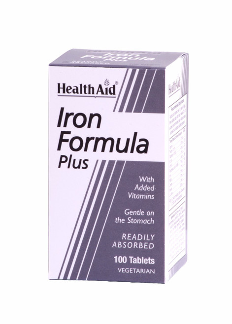 Health Aid Iron Formula Plus, 100 Tablets