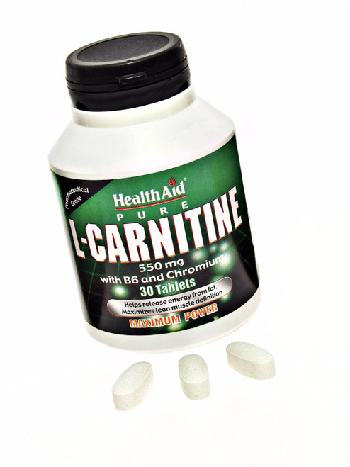 Health Aid L-Carnitine 550mg, 30 Tablets