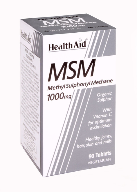 Health Aid MSM 1000mg, 90 Tablets