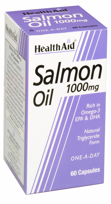 Health Aid Salmon Oil 1000mg, 60 Capsules