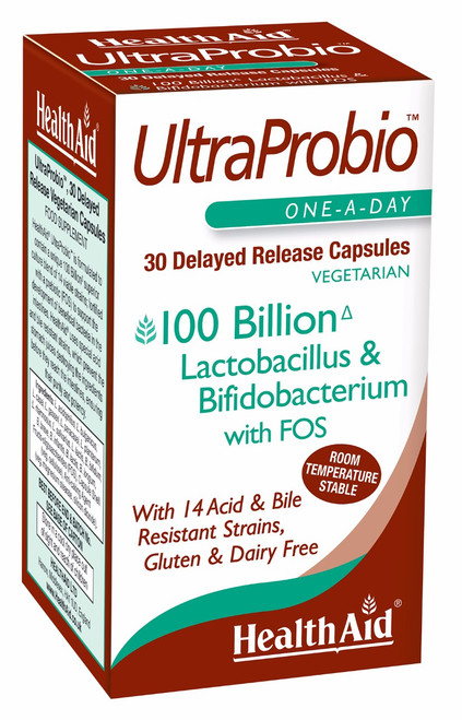 Health Aid Ultra Probio Delayed Release, 30 Capsules