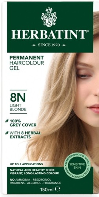 Herbatint, Light Blonde Hair Colour 8N, 170ml