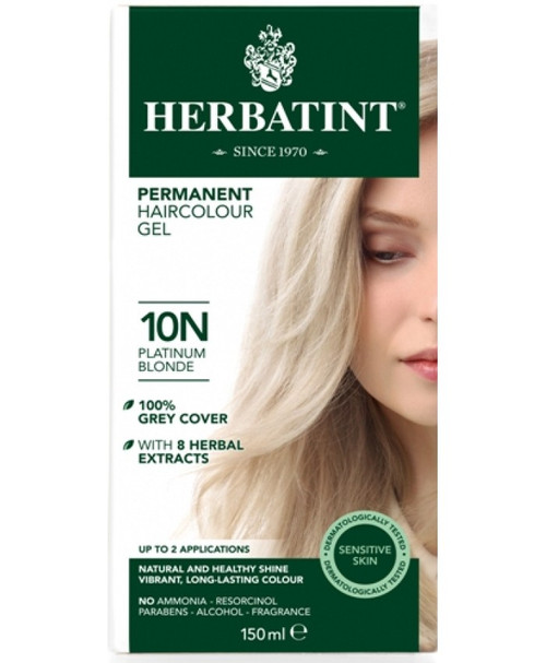Herbatint, Platinum Blonde Hair Colour 10N, 150ml
